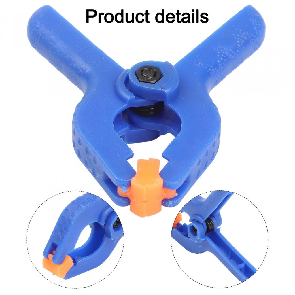 Spring Clamps 10pcs 2 Inch Woodworking Tools Plastic Nylon Grip Cramps
