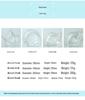Ocean Series Gold Rimmed Seashell Glass Plate for Snacks & Desserts