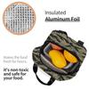 US Army Camouflage Tiger Stripe Insulated Lunch Bag for Women Office Cooler Thermal Food Box Tote Lunch Boxes Container