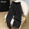 Tachi Women's Retro Plaid Drawstring Casual Pants