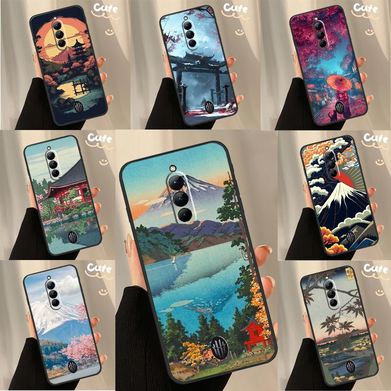 Japan Scenery Case For Nubia Red Magic 10 Pro Plus 6 7 Pro 6S 7S 5G 6R RedMagic 9S 8S 8 9 Pro Plus Cover