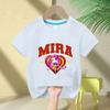 Soft Cotton T-Shirt for Girls, 2026 Movie Design,Children's Clothing,Gifts for K-Pop Demon Hunters Fans, Fashionable Casual Tops