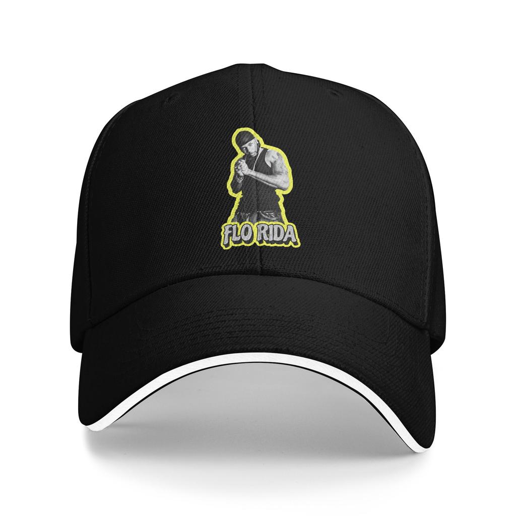 Flo Rida hip hop rapper Casual Baseball Cap Spring  Trucker Hat Breathable Kpop Rock Snapback Cap Women Stylish Baseball Caps