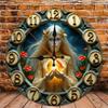 Matte Finish 25x25cm Wood Wall Clock with Satin or Oiled Wood Surface