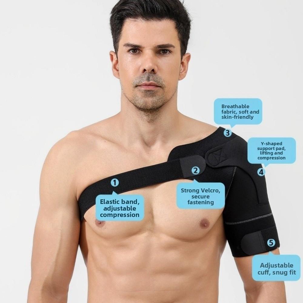 Stability Brace Sports Shoulder Protective Compression Arm Straps Shoulder Brace  Basketball