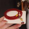 Natural Agate Bracelet Three-Circle Bracelet. Fashion Women Daily Jewelry Lucky Gift