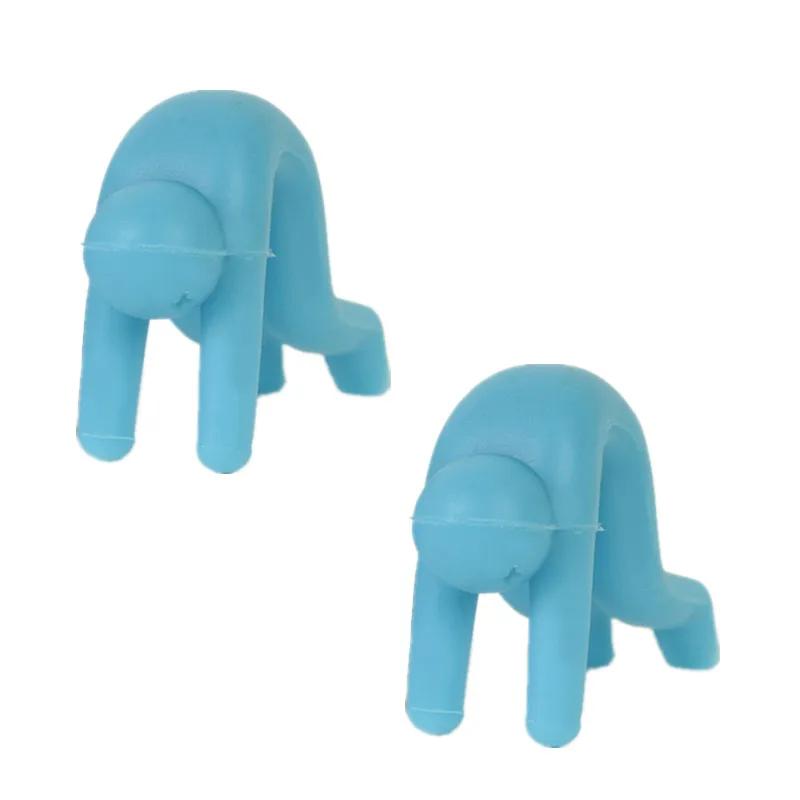 Silicone Support Pan Pot Lid Holder Anti-Overflow Pot Clip Kitchen Tools Stand Mobile Phone Chopstick Spoon Holder Stand Gadgets
