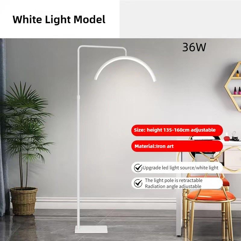 Beauty Salon Nail Art Tattoo LED Eye Protection Lamp Professional Beauty Fill Light U-shaped Floor Lamp