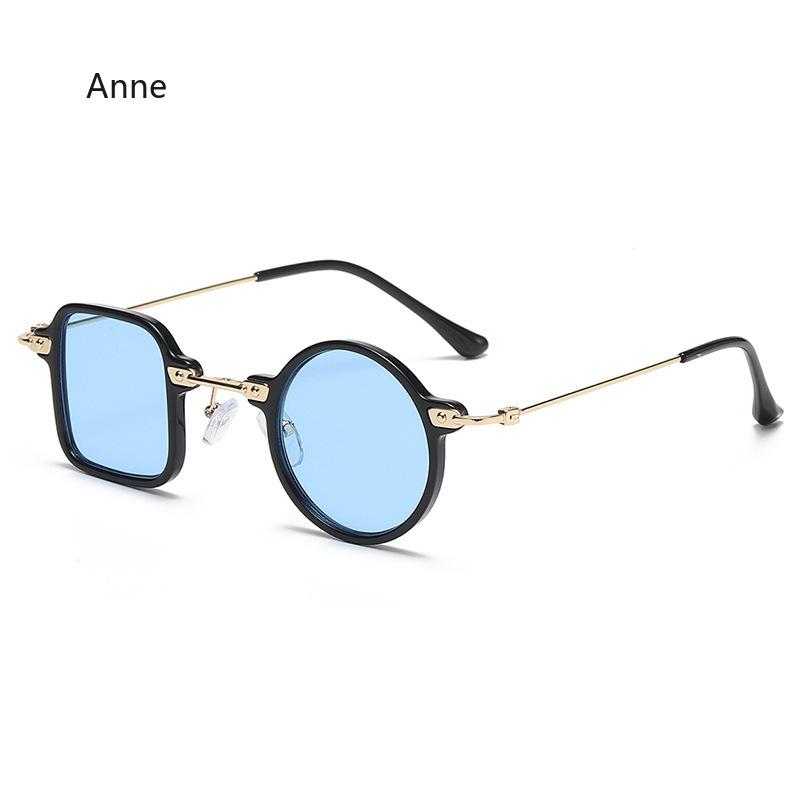Irregular Square Round Frame Sunglasses Female TR90 Anti-UV Sun Glasses Men Steampunk Shades Luxury Personality Eyewear UV400