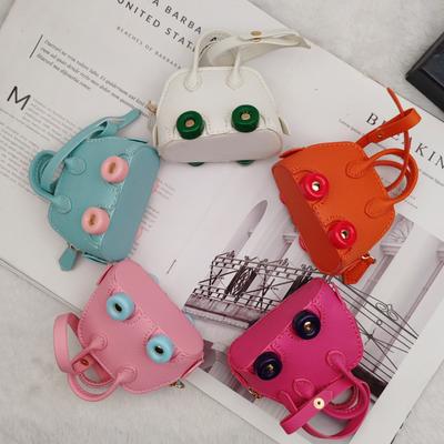 New Korean Style Cute You Mini Bike Handlebar Love Leather Case Headphone Case Metal Chain Bag Accessory Bag