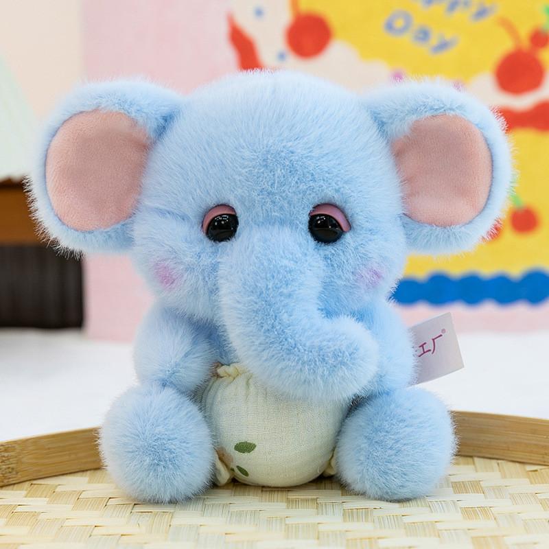 Animal Elephant Fox Cat Plush Toy With Pp Cotton Filling For Baby Boys And Girls Gift