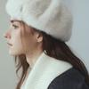 Marchen Milky Fur Beret_3color
