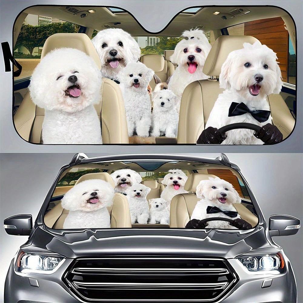 Summer Hot Car Sunshade Funny Cartoon Big Eye Pattern Custom One Piece