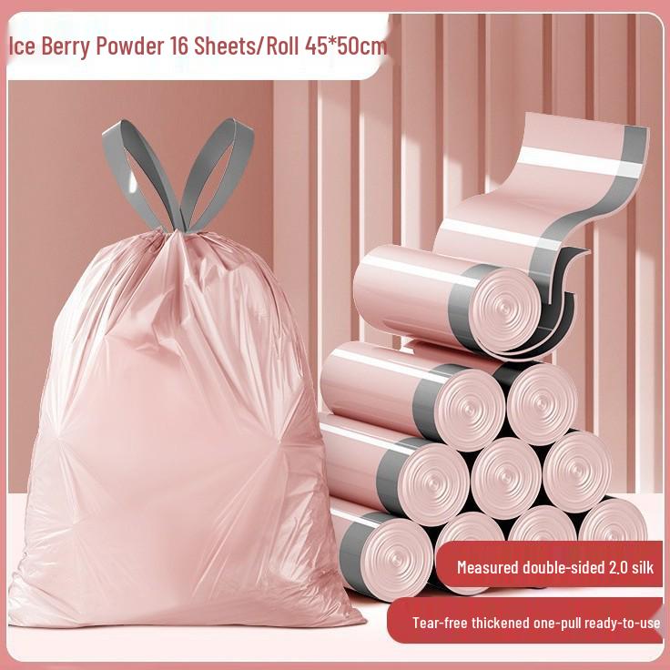 Сверхпрочные мусорные мешки с завязками Ice Berry - Для кухни и общежития