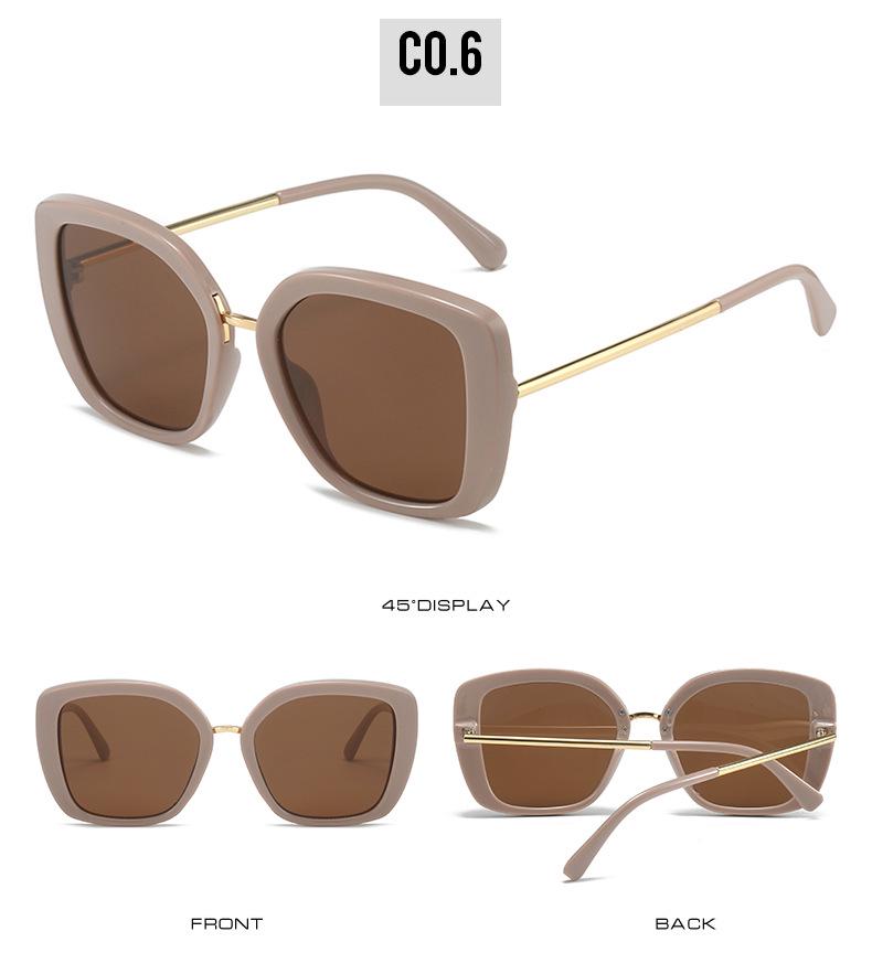 2022 Winter Square Frame Sunglasses: Trendy European & American Street Style Glasses for Women