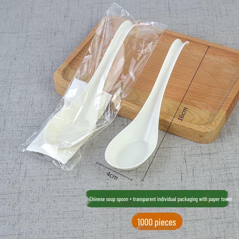 Biodegradable Rice Husk Disposable Spoons