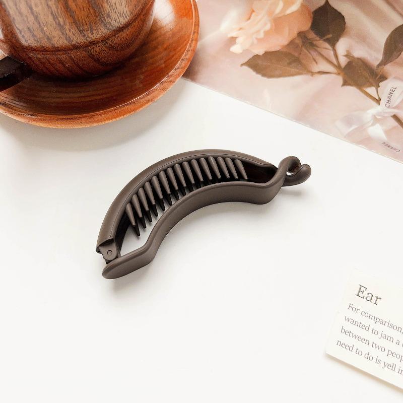 High-end Oval Duck ClipElegant Hair Clip Ponytail Buckle Clip Updo Grappling Clip and Hair Accessory