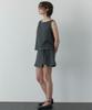 Okuka Linen Skirt Shorts - Charcoal