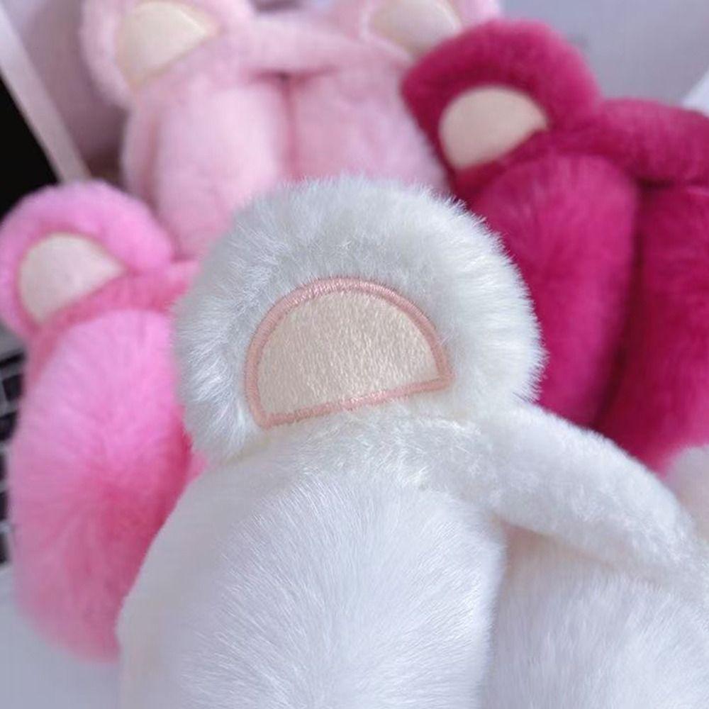 Cute Bear Ear Earmuffs Foldable Thickened Ear Cover Anti-Freeze Keep Warm Ear Warmer for Women Girls