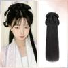 Vintage Headwear Hanfu Wig Headband Long Hanfu Cosplay HairPieces Chinese Ancient Wig  Women