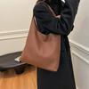 Lazy Wind Bag Women's Large-capacity New Autumn and Winter Versatile Simple Shoulder Bag Commuter Tote Bag