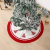 Christmas Tree Skirt Round Knitted Tree Base Apron Christmas Tree Skirt Scene Decoration Decoration Supplies