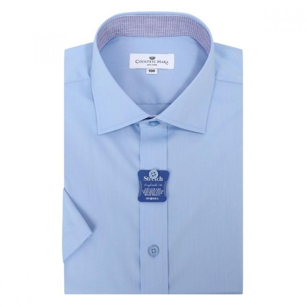 Countess Mara Regular Fit Short Sleeve Shirt Color Block Blue Cdcz2b5401b0 95