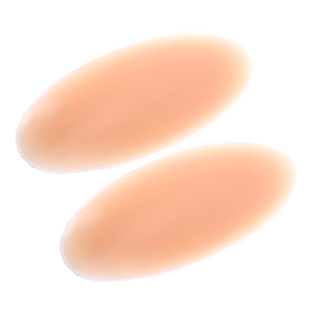 1 Pair Silicone Calf Pads Snug Fit Adhesive Soft Elastic Silicone Calf Patches Skin Color