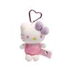 Hello Kitty Plush Toy Keychain Sanrio Kt Cat Soft Stuffed Doll Pendant Car Key Ring Backpack Bag Decor Kid Gift