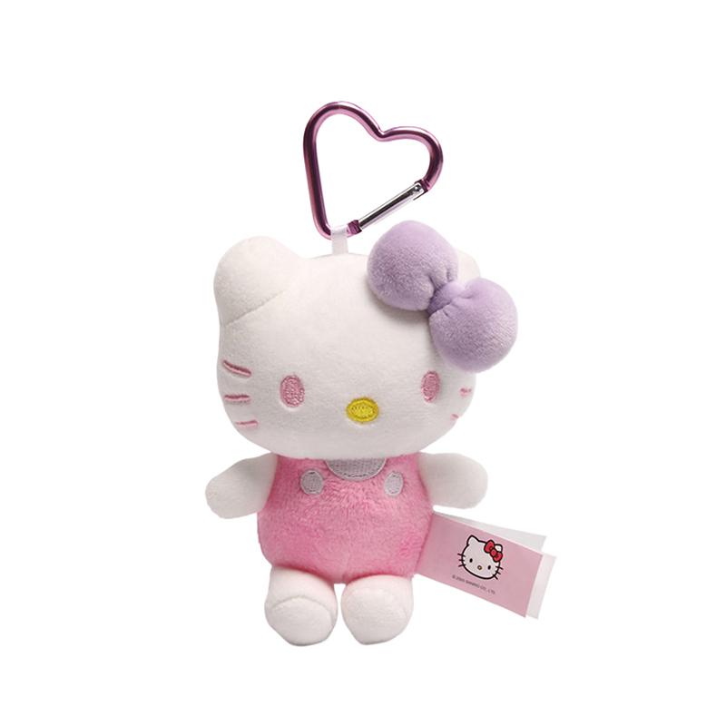 Hello Kitty Plush Toy Keychain Sanrio Kt Cat Soft Stuffed Doll Pendant Car Key Ring Backpack Bag Decor Kid Gift