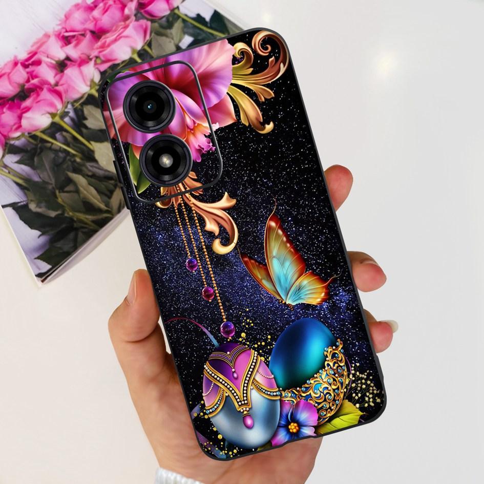For Motorola Moto G04s G04 2024 Case XT2421-2 Cute Love Heart Shockproof Silicone Soft Cover For Moto G 04 S E14 4G MotoG04 Capa