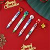 10Pcs Christmas Multicolored Pen 6 Color-in-1 Writing Pens Retractable Colored Ballpoint Pen for Color Coding Journaling