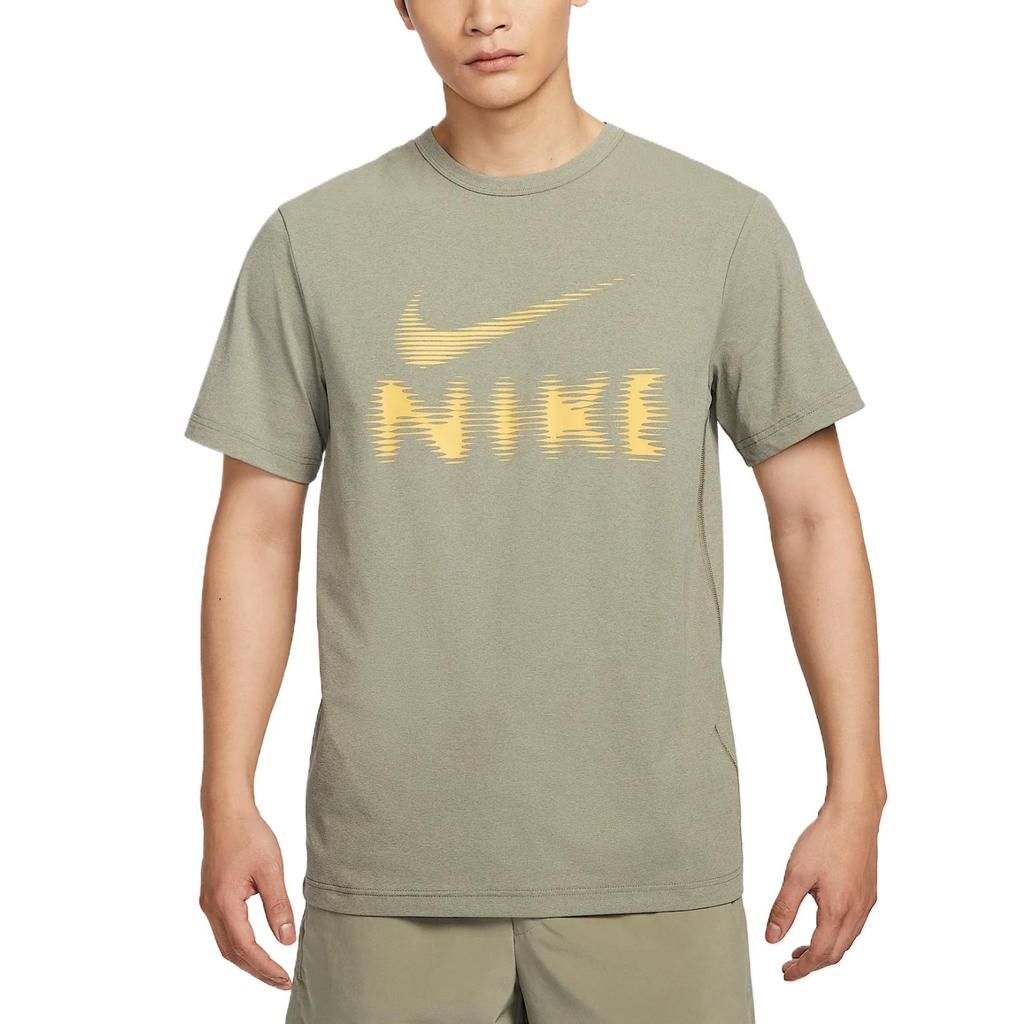 Nike Hyverse Dri-Fit Comfortable Stylish Fitted Versatile Short Sleeve Quick-Dry T-Shirt Men Tops Light-Army-Green HQ7988320