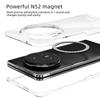 ABEEL For Honor Magic V5 5G Magnetic Case Clear PC Anti Scratch Phone Cover
