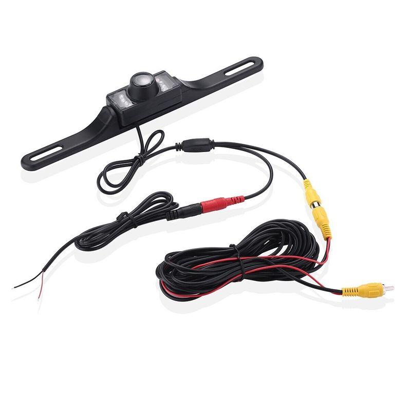 170° car rear view camera reverse backup parking 7LED night vision waterproof
