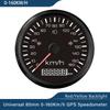 Waterproof 85mm GPS Speedometer 0-125 MPH 0-160 MPH 0-200 MPH for Snowmobile Motorcycle ATV UTV Total Mileage Adjustable 12V 24V