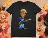 Buddy Guy Karikatur Live Gitarre Signiert Größe S Bis 4XL Schwarz CG276 Unisex T-Shirt