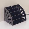 Desk File Organizer Holder Brochures Rack Dividers Frame Office Supplies Notebook
