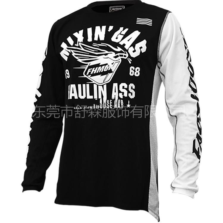 Offroad-Motorradanzug, langes Oberteil, Mountainbike Downhill-Anzug, Rennanzug, atmungsaktives und schnelltrocknendes Rundhals-Laufshirt Großhandel