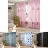 Modern Blackout Window Curtain With Nordic Sunshade Design And Easy Hooks
