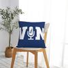 Vin Scully Microphone Pillow Case Cushion Cover Awesome Decorative Pillowcase for Car "