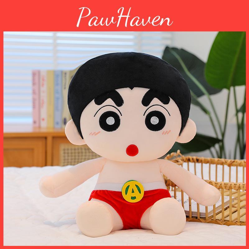 Shin Chan Crayon Cute Animal Plush Toy With Soft Short Velvet Fans Kid Gift Doll