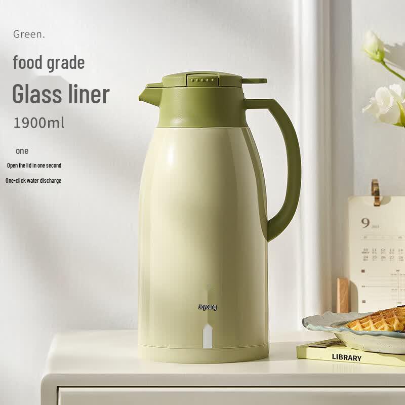 Youluo Large Capacity Smart Insulated Kettle with Bamboo Body