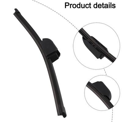 Wiper Replacement Wiper Blade T4A6078 Black Wiper Blade Black Non-deformation Structure Practical Tallation For F-Pace
