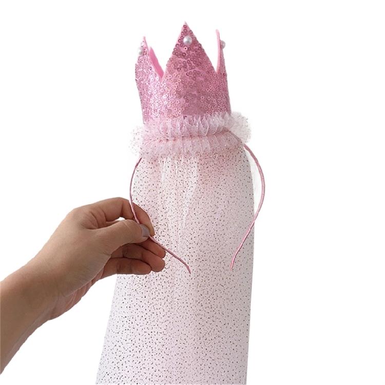 Princess Crowns Princess Headband Veil Birthday Party Crowns Birthday Crowns 1 розы красного