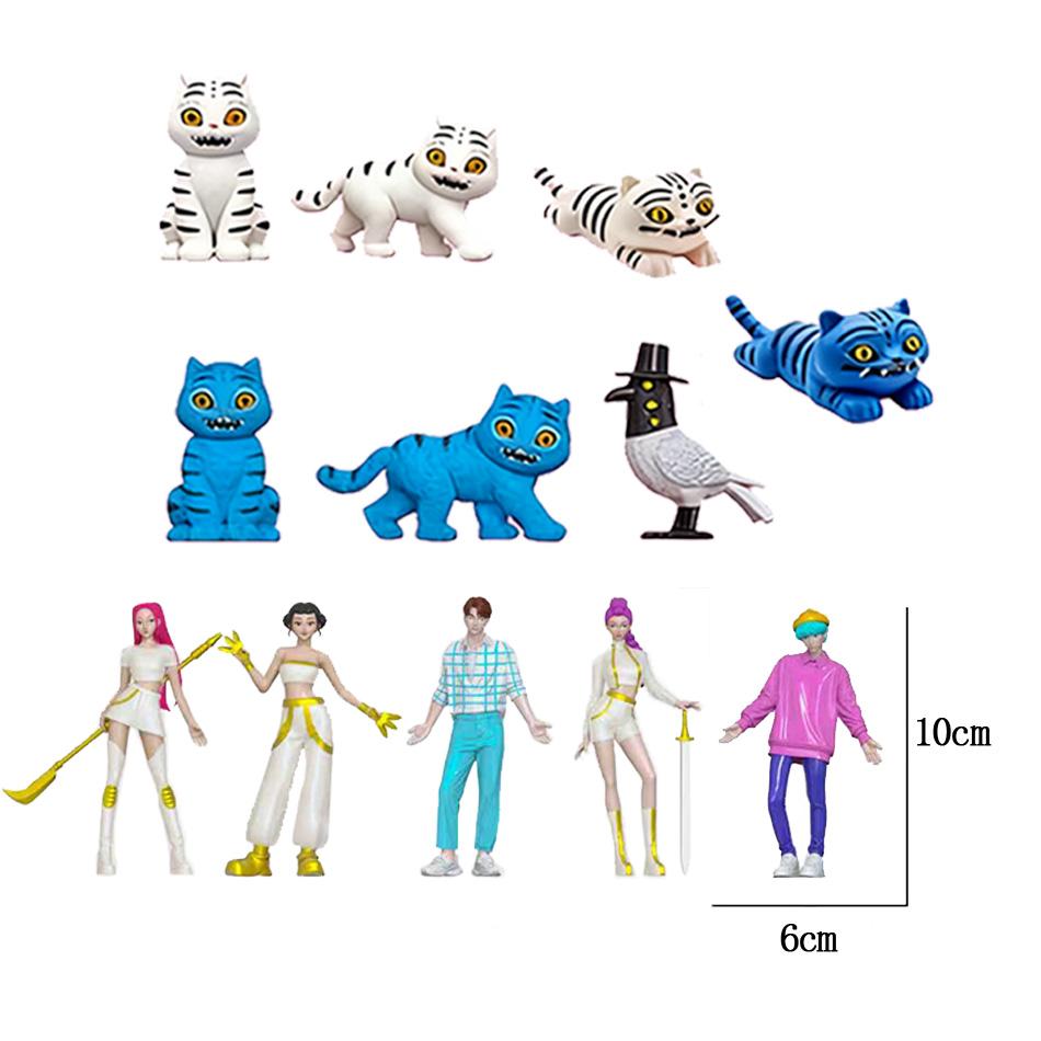 Kpop Demon Hunters Anime Figure Toys Cute PVC Collectible Blind box Action Figure Model Dolls Kids Birthday Toy Gifts