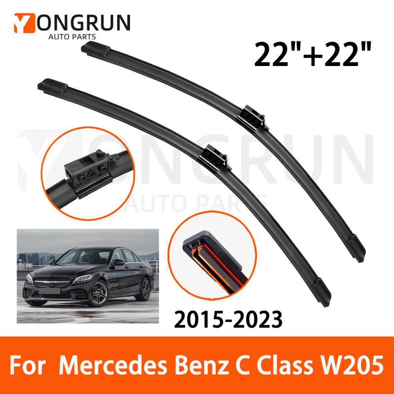 2PCS Automotive Front Wiper Blades Suitable For Mercedes Benz C-Class W205 2015-2023 Windshield Wiper 22"+22" Automotive Parts