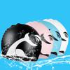 Silicone Comfortable Not Strangling Head Swim Cap Fitness Swimming Ear Protections Hair Protections Waterproof Adult