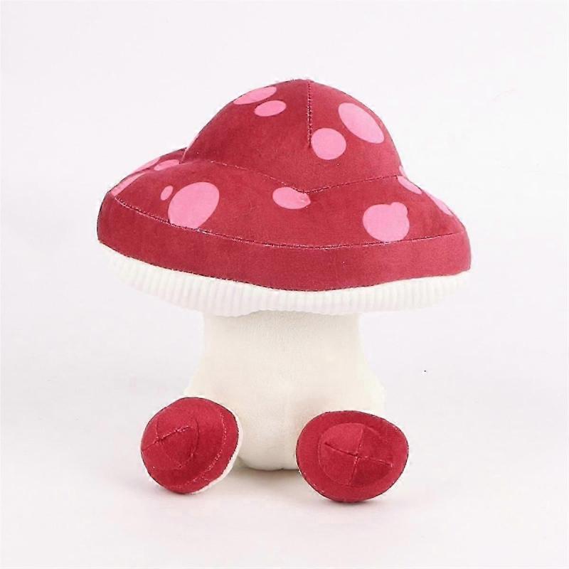 Delicious In Dungeon Plush Walking Mushroom Plush Toy Soft Stuffed Animal Pillow for Home Kids' Bedroom Decor