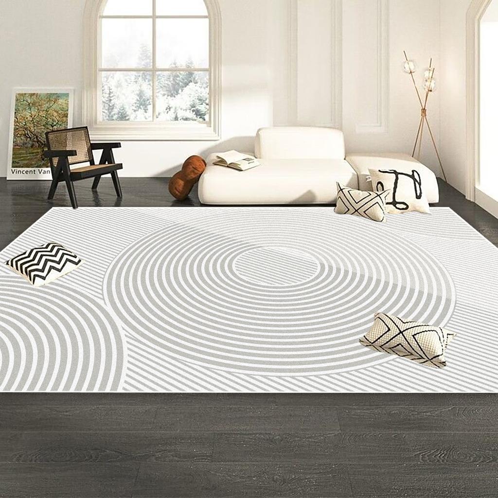 Modern Minimalism White Carpet Living Room Light Colored Luxury Bedroom Decoration Large Rug Lounge Cloakroom Non-slip Floor M